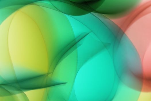Colorful abstract geometric pattern with soft curves, ideal for modern art and design backgrounds.