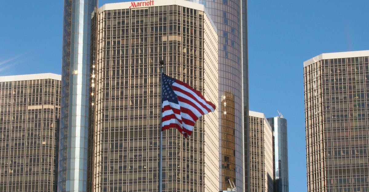 Free stock photo of gm headquarters, office building, skyscraper