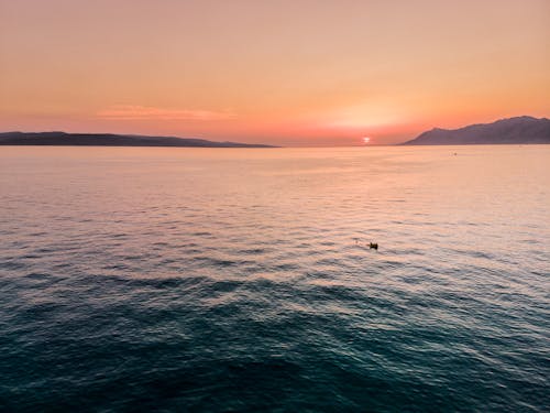 Sunset Ocean Scenery