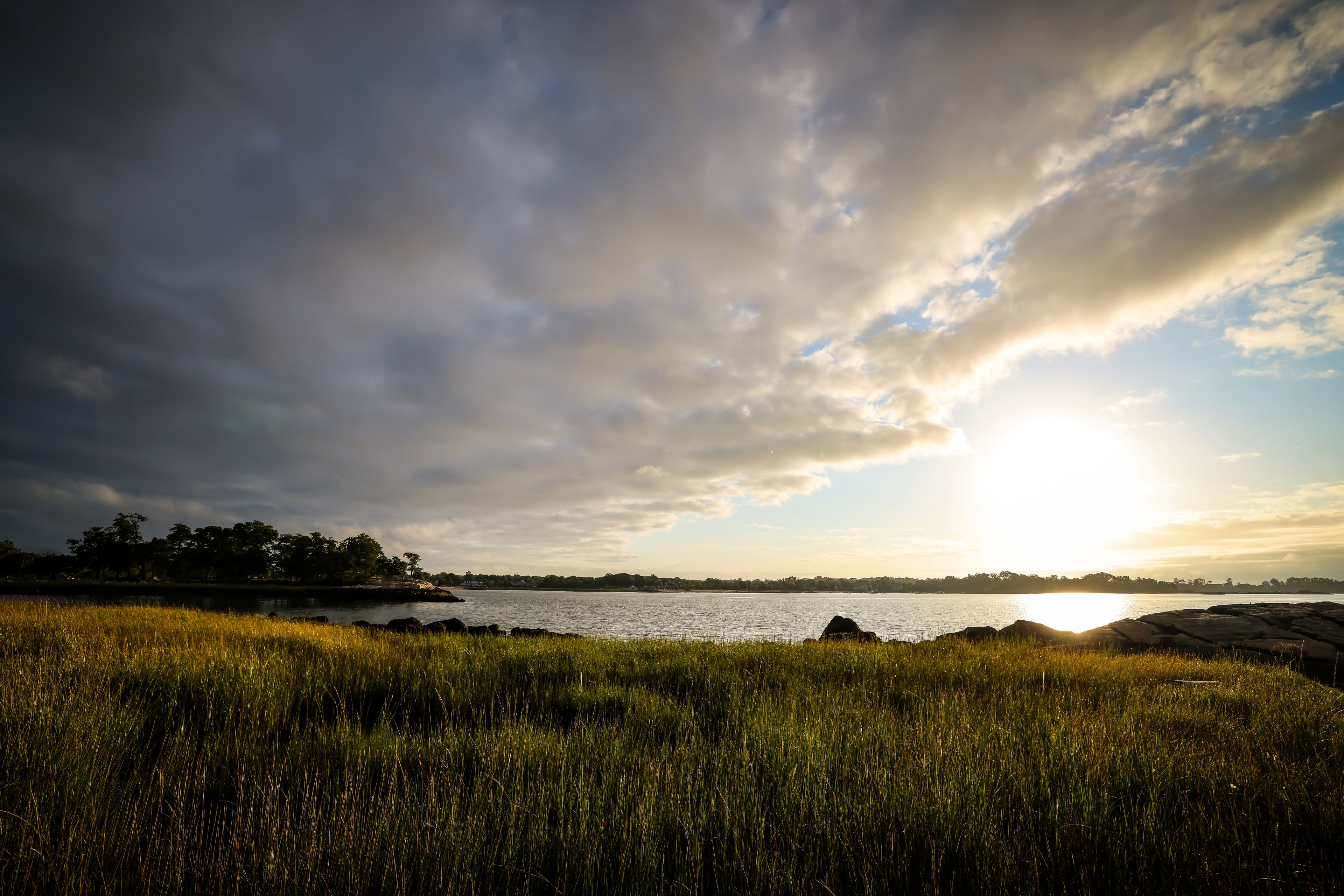 Connecticut: Sunrise over Cove Island Park in Stamford, Connecticut