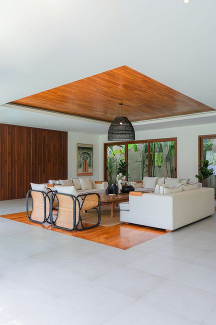 elegant neutral contemporary villa interior natural light architecture