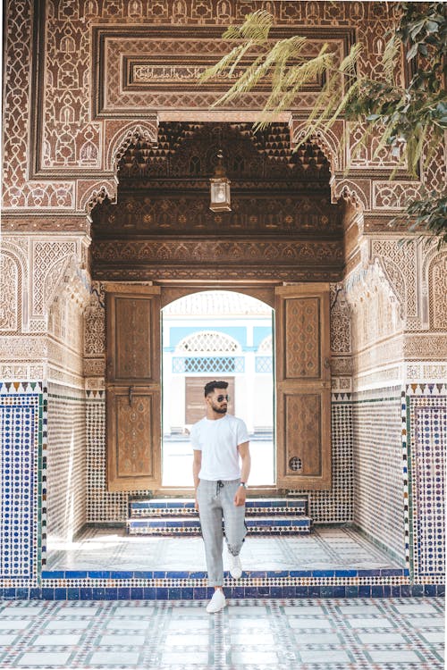 Man Standing Inside Building