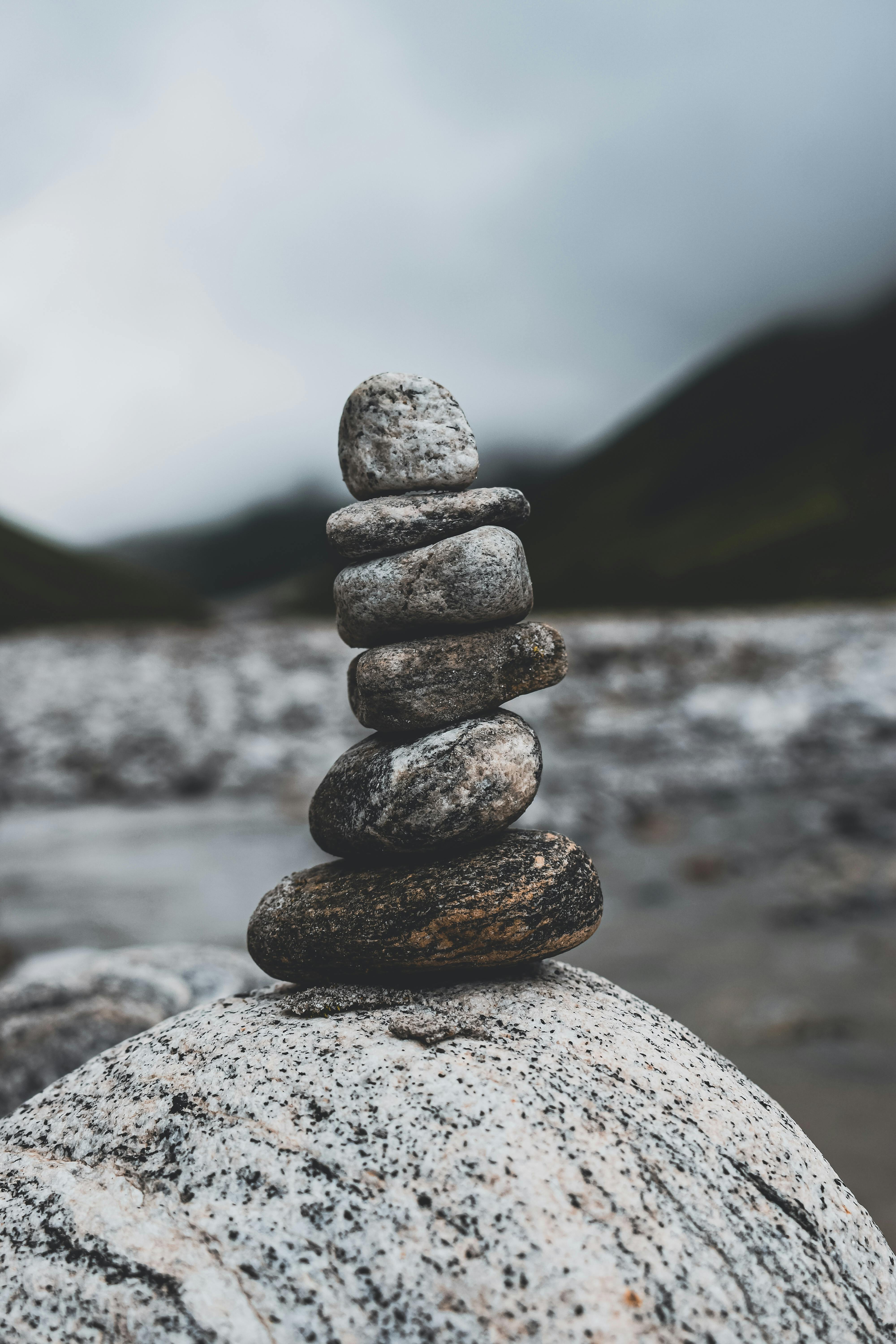 Balance wet stone, mindful, wellness, zen, HD phone wallpaper | Peakpx