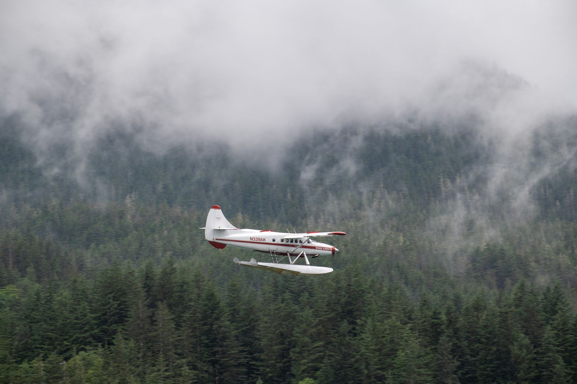 Taking flight across the dramatic peaks of the Last Frontier