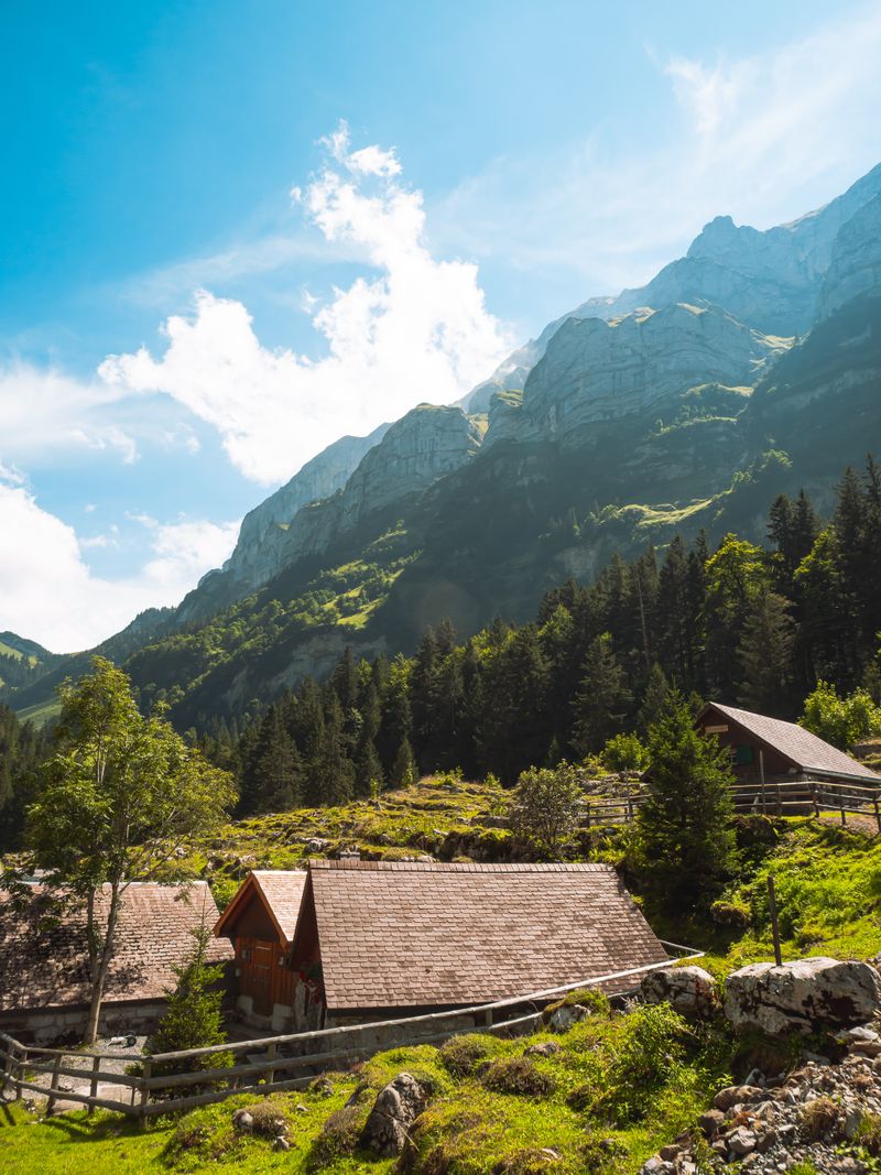 Swiss Alpine landscape