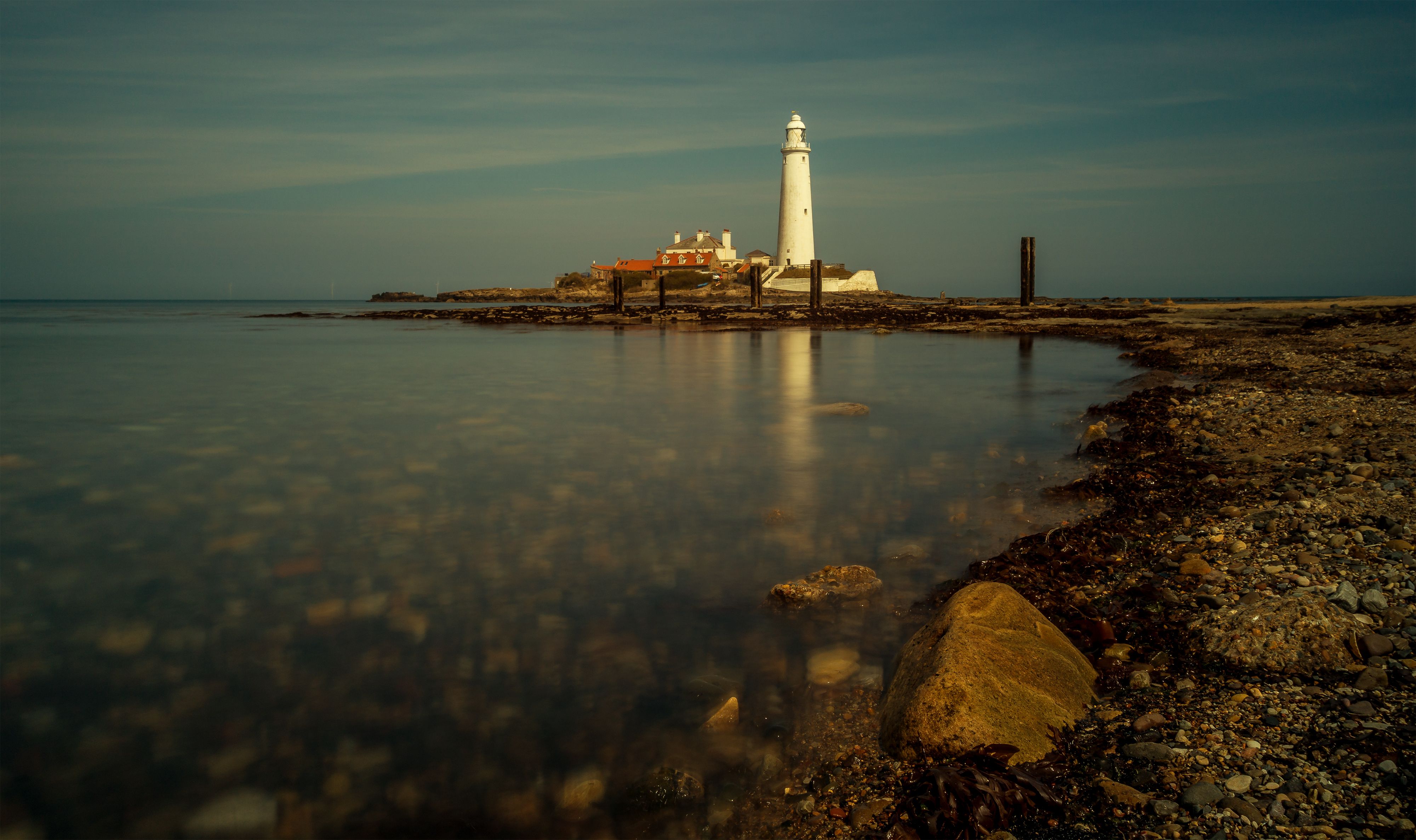 St Mary Island at Low Tide · Free Stock Photo