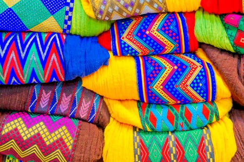 Gratis Lote De Textiles De Varios Colores Foto de stock