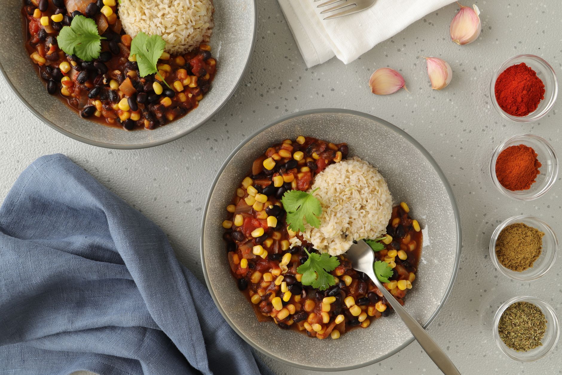 15-Minute Mexican Rice & Bean Bowl