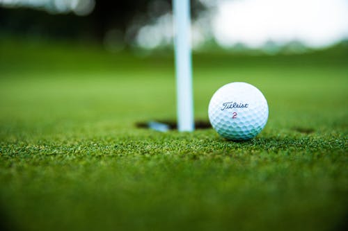 Foto Close Up Bola Golf