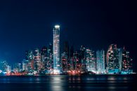 Lighted City Buildings during Nighttime