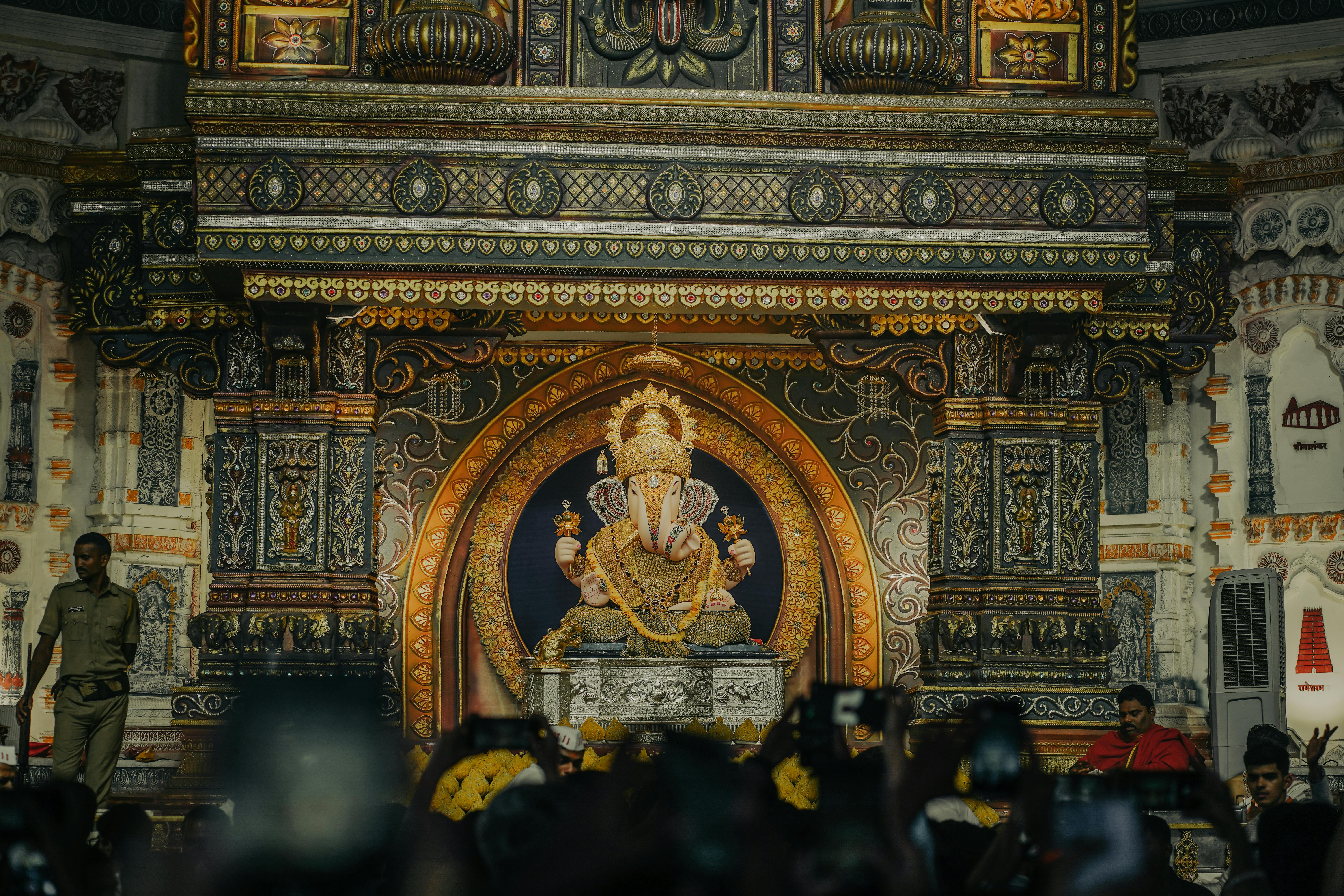 hindu lord ganesha on ganesh chaturthi