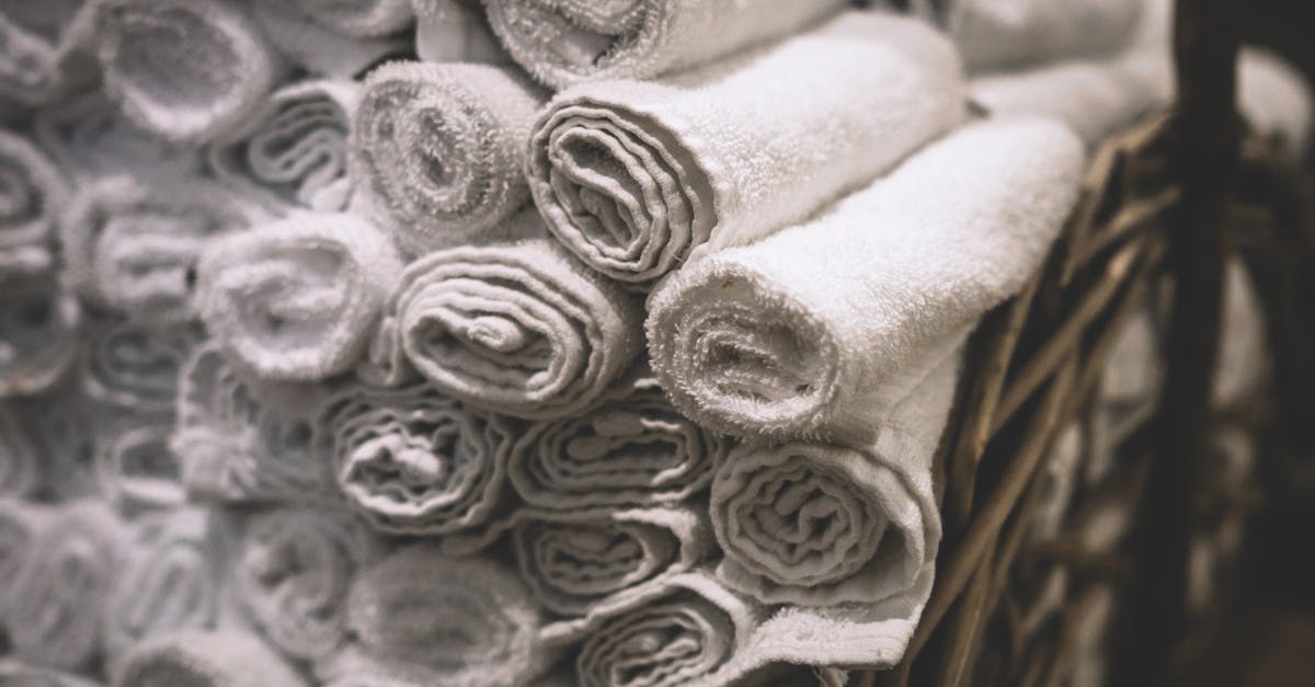 How to fold towels for guest bathroom
