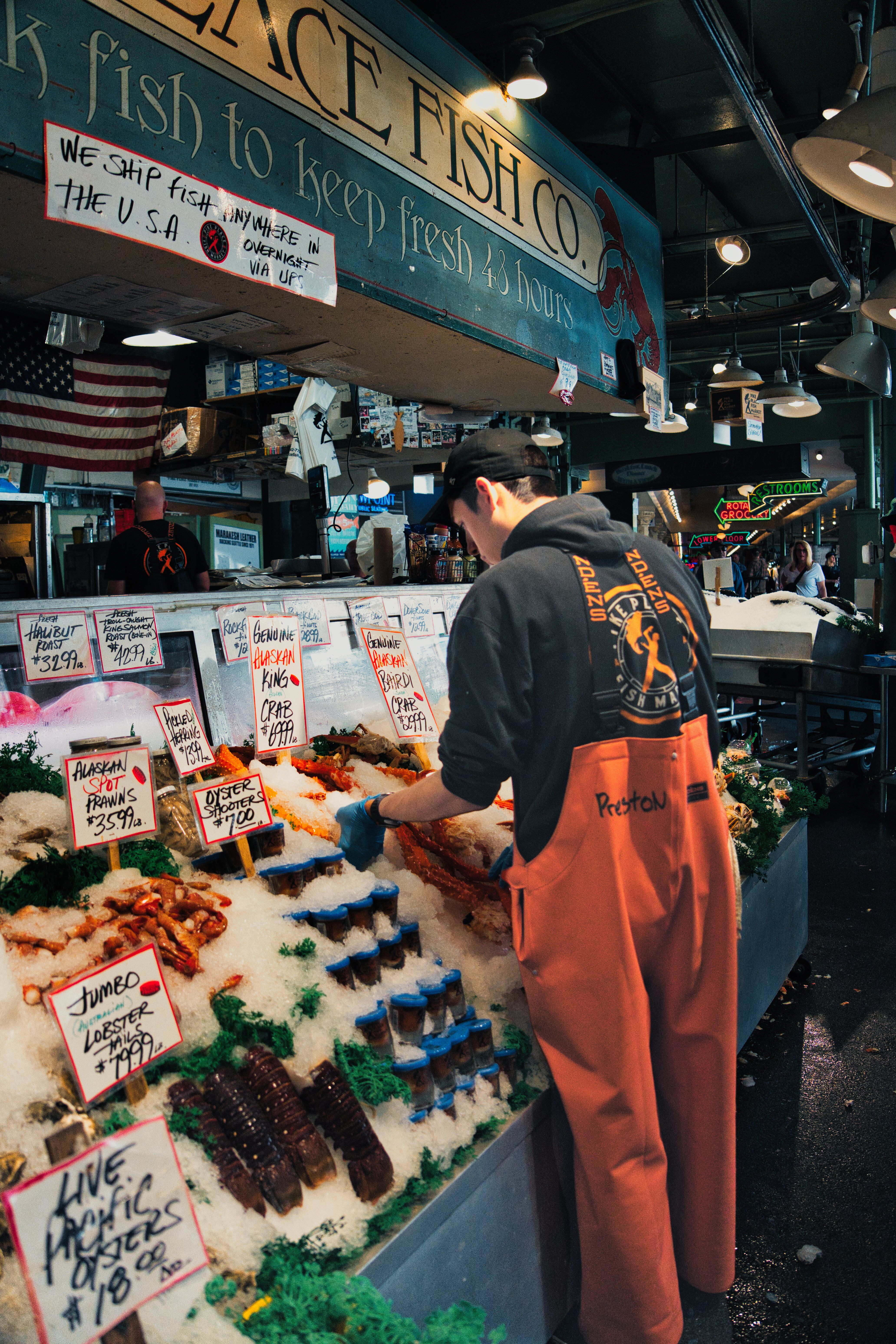 Pike Place Market, Seattle, USA
