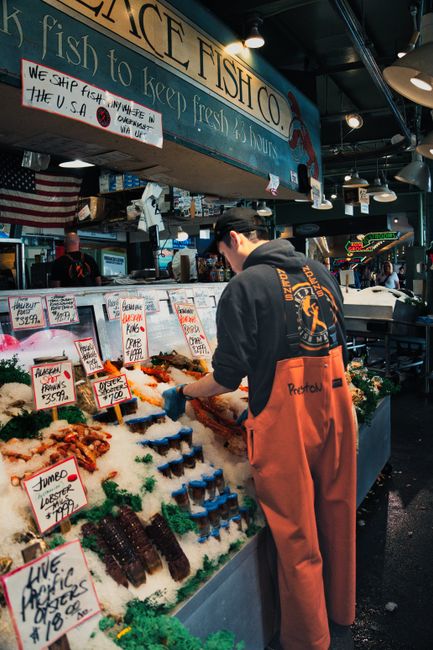 Pike Place Market, Seattle, USA