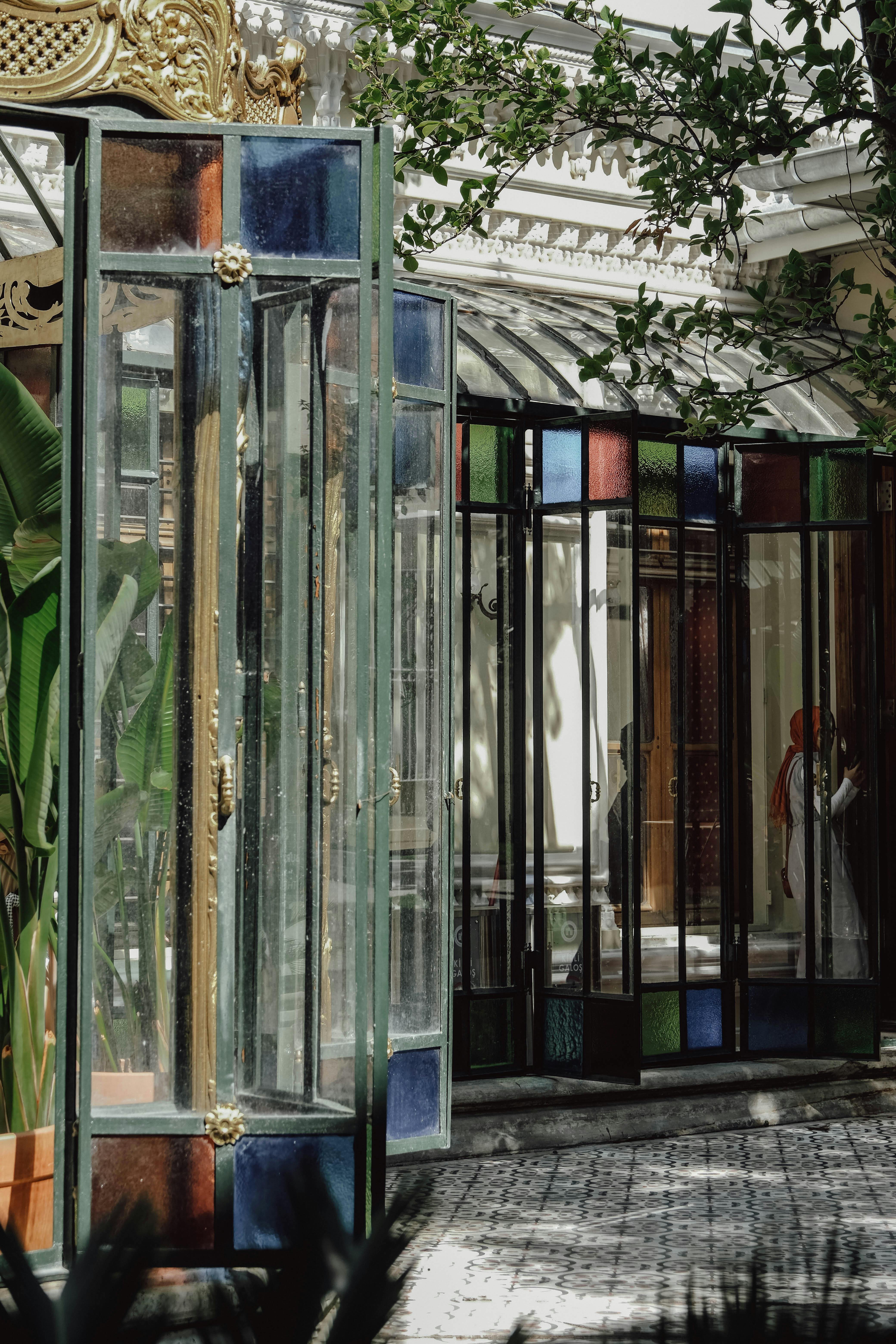 Seasonal lighting systems in luxury glass conservatory sanctuary