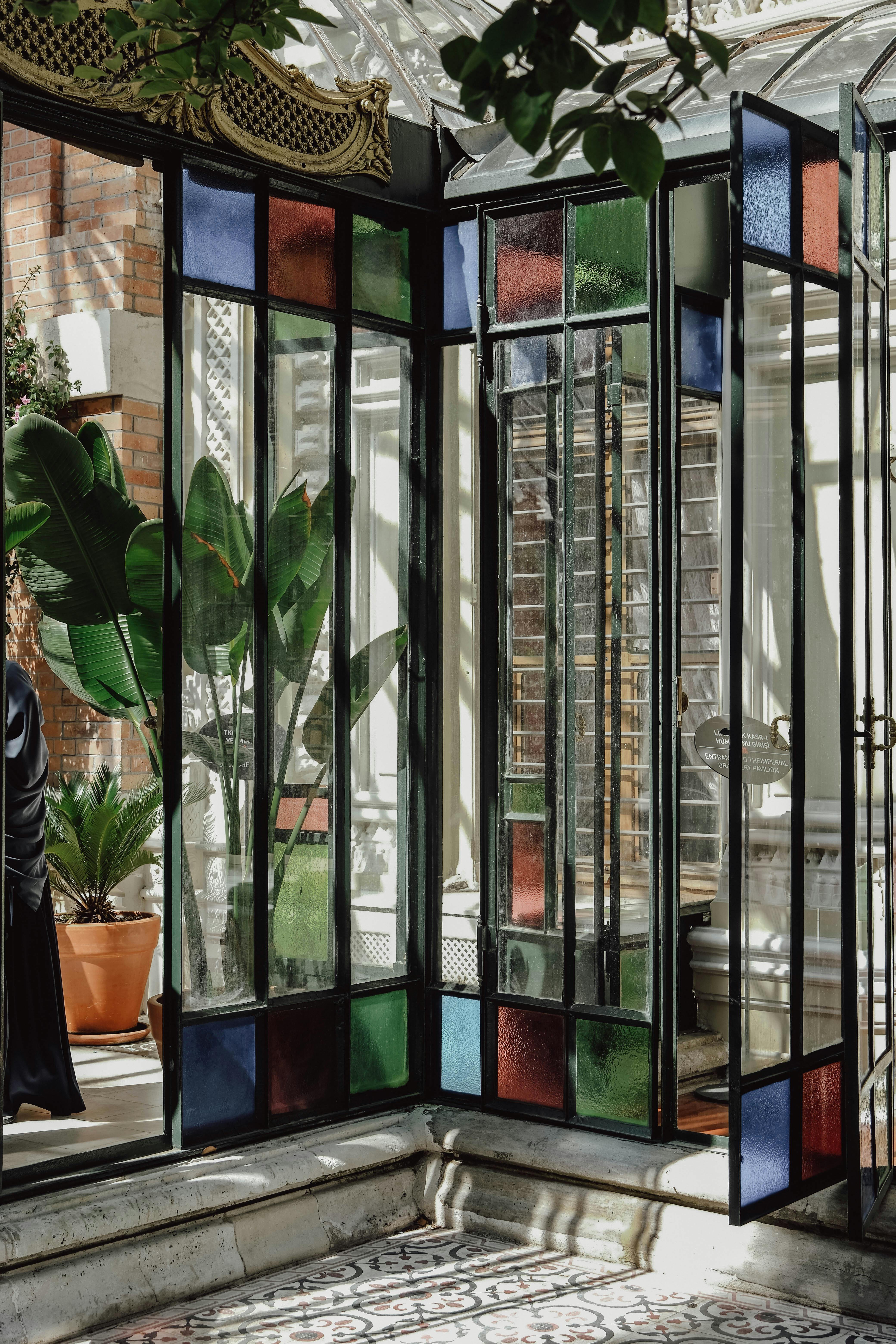 Luxury glass conservatory with botanical sanctuary design