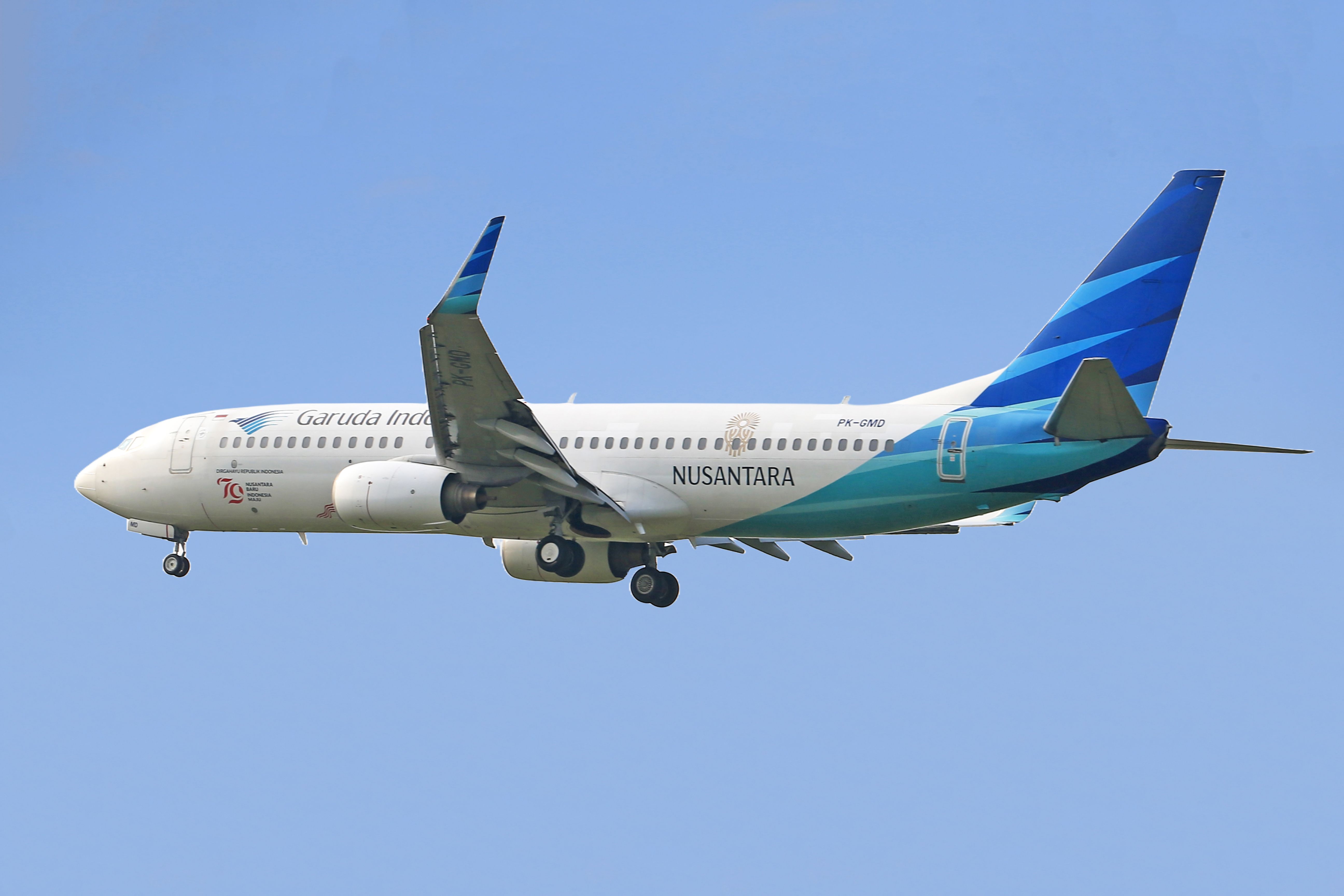 Garuda Indonesia Airplane Flying