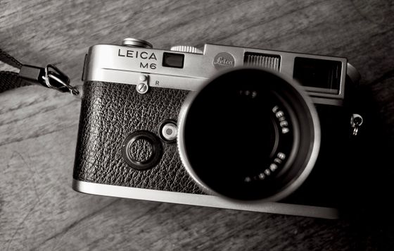 Leica M6 from above