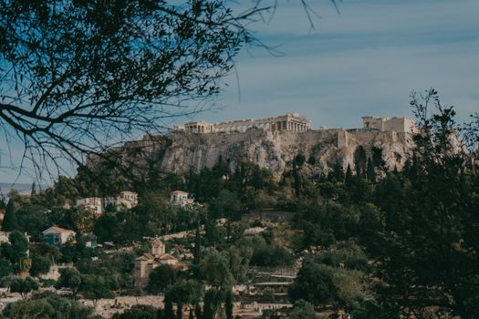 Psirri tavernas and rooftops night — Athens