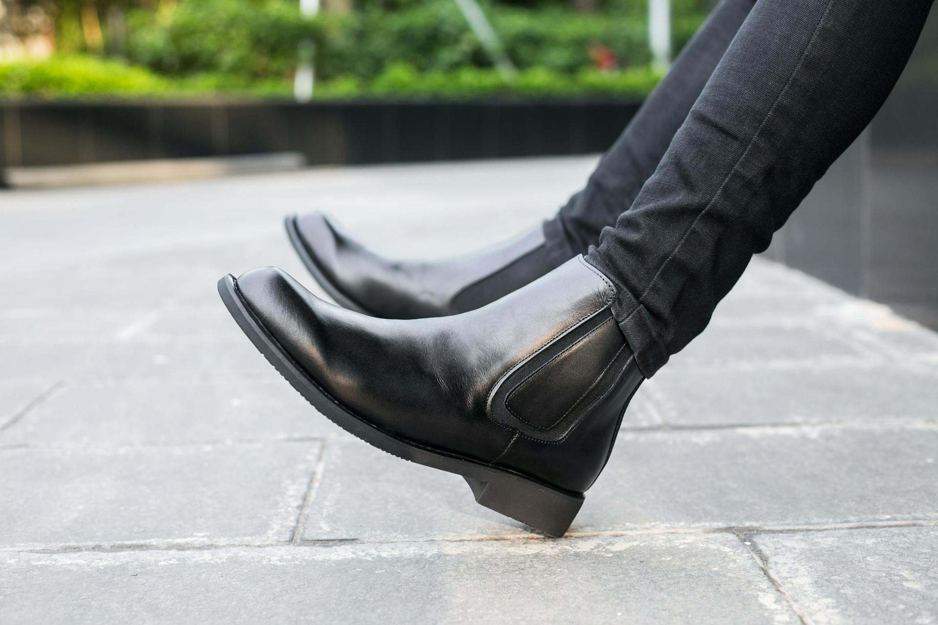 Photo Of Pair of Black Leather Shoes