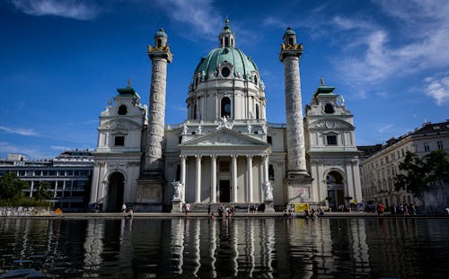 karlskirche, österreich, 경치의 무료 스톡 사진