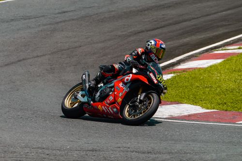 Free Exciting motorcycle race captured in Batangas, showcasing speed and skill. Stock Photo