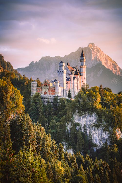 Scenic Photo Of Castle During Dawn