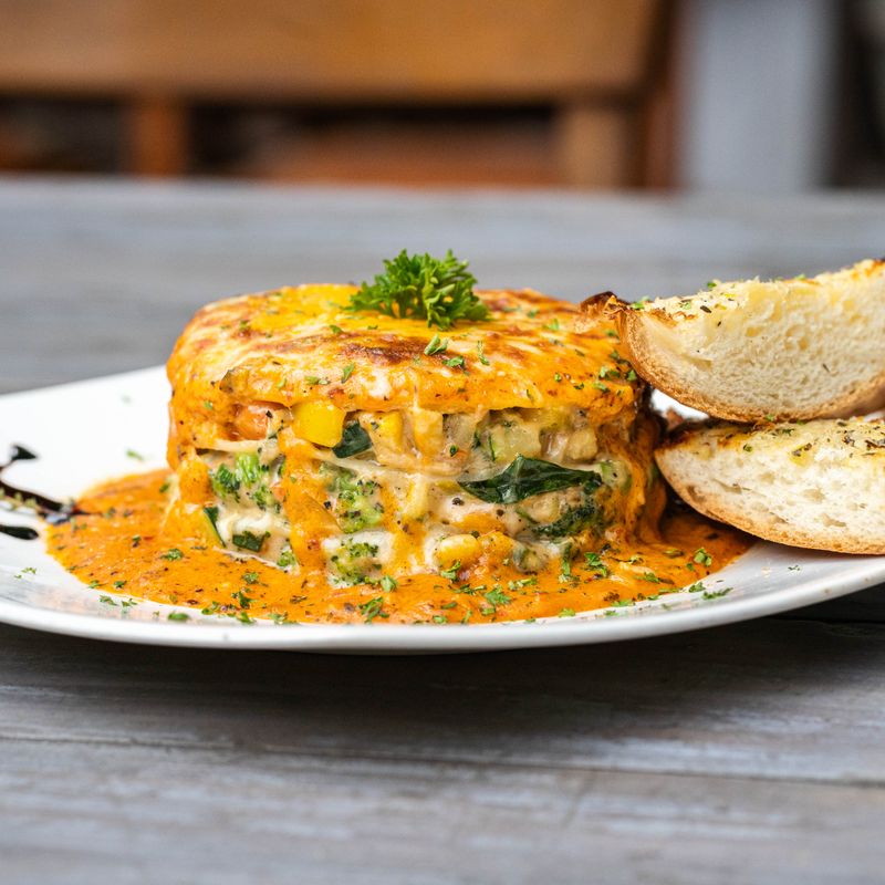 St. Lucian Green Seasoning Vegetable Lasagna