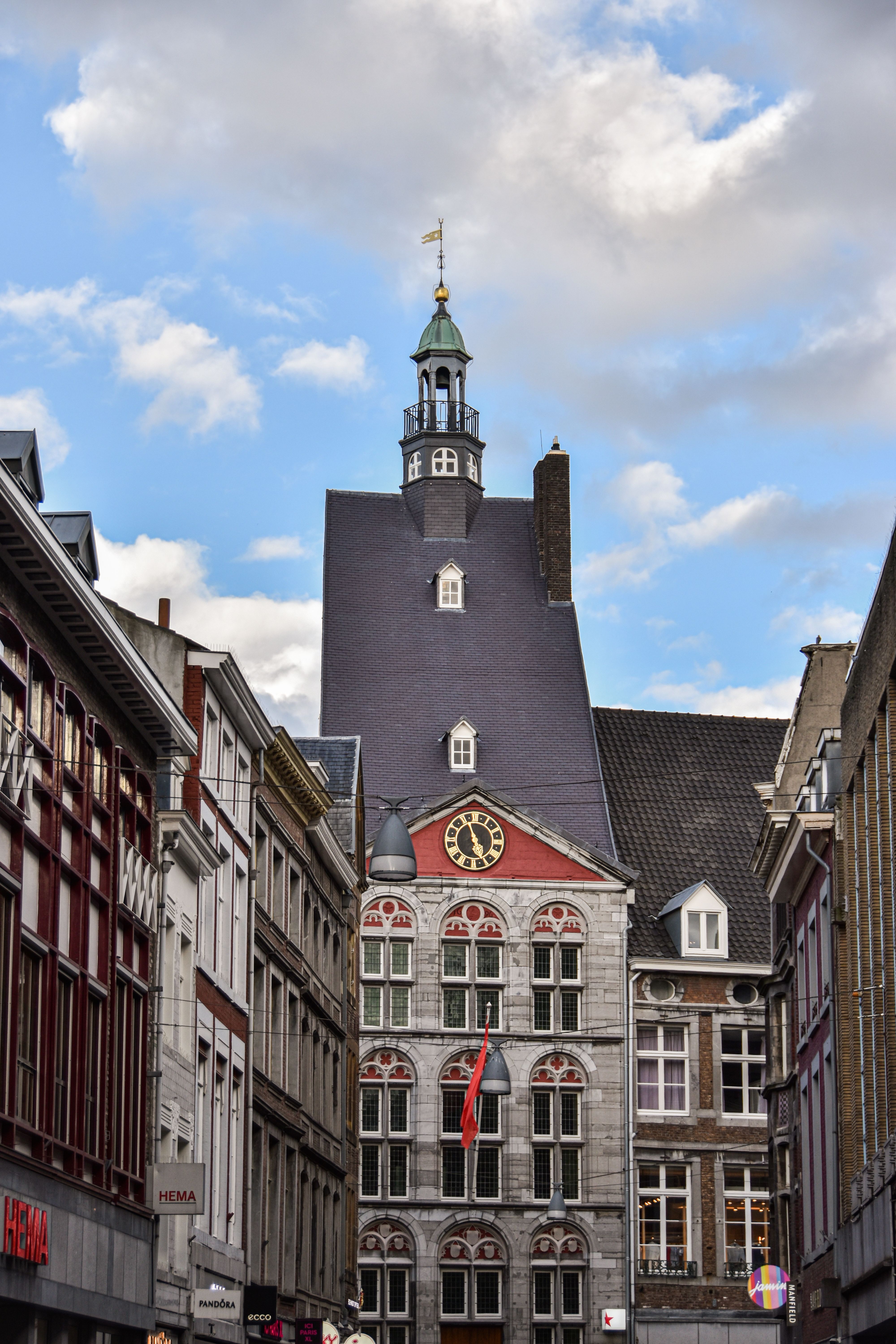 Historical European Building with Clock Tower · Free Stock Photo