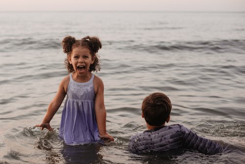 Free Photo Of Children In The Water Stock Photo