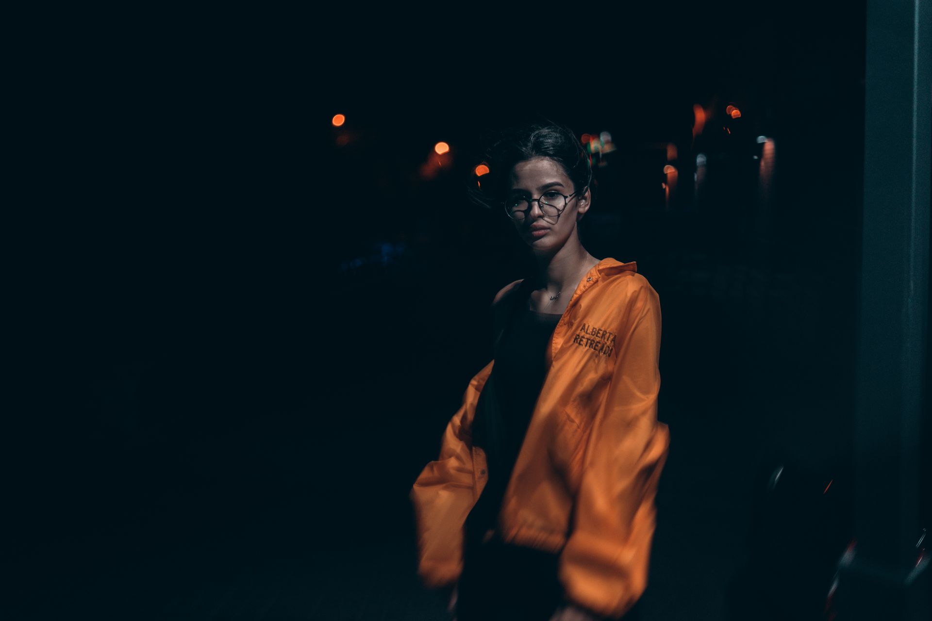 Photo Of Woman Wearing Orange Jacket