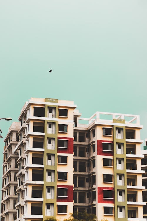 Multicolored Concrete Building