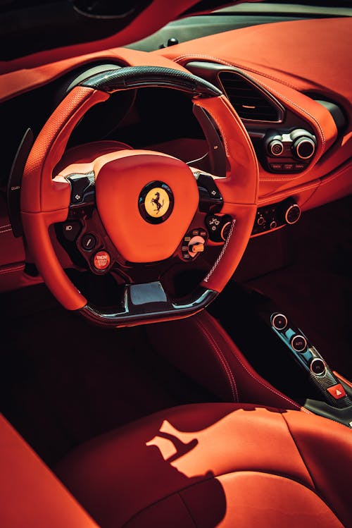 Free Luxurious Car Interior Stock Photo
