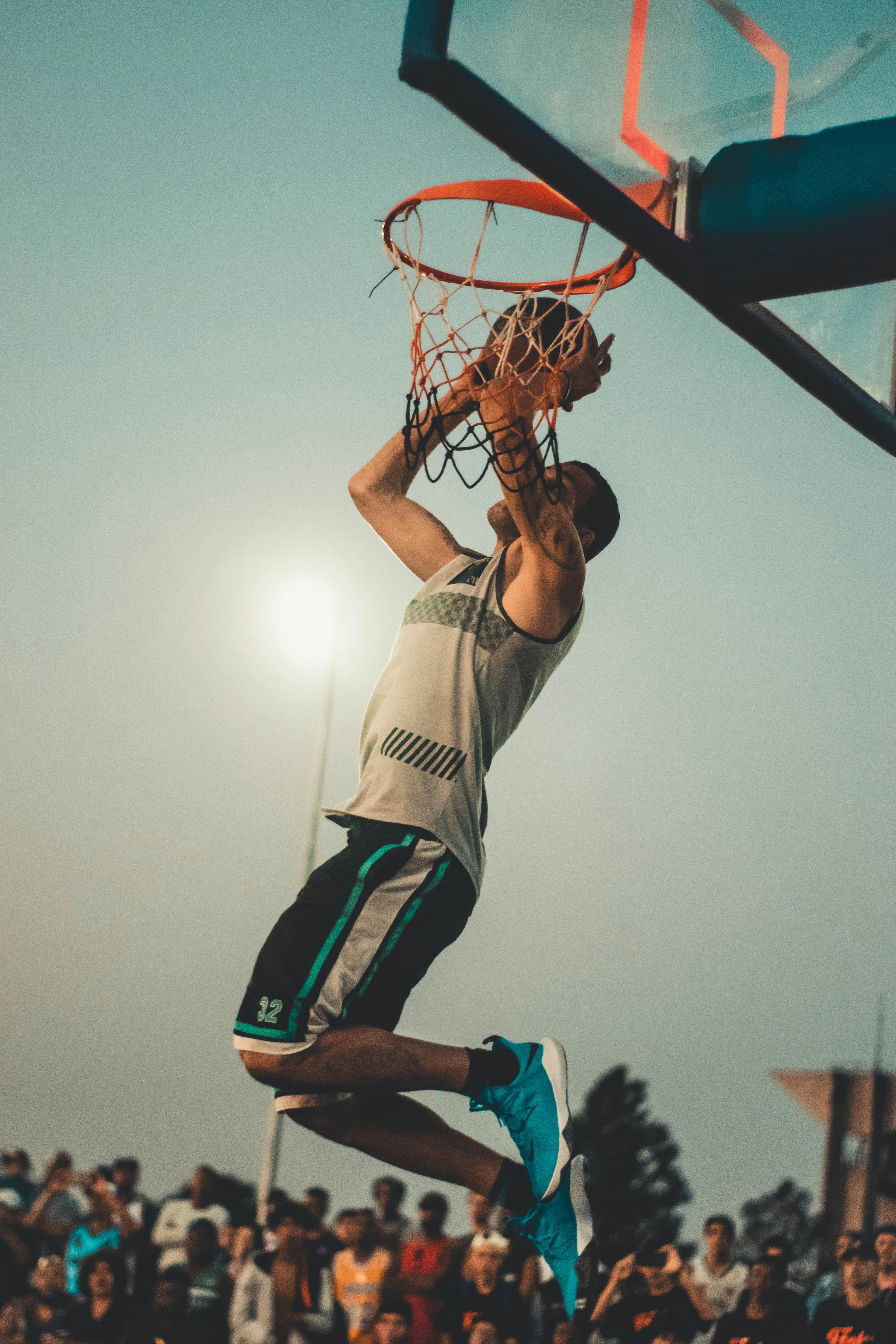 Photo Of Man Doing Dunk · Free Stock Photo