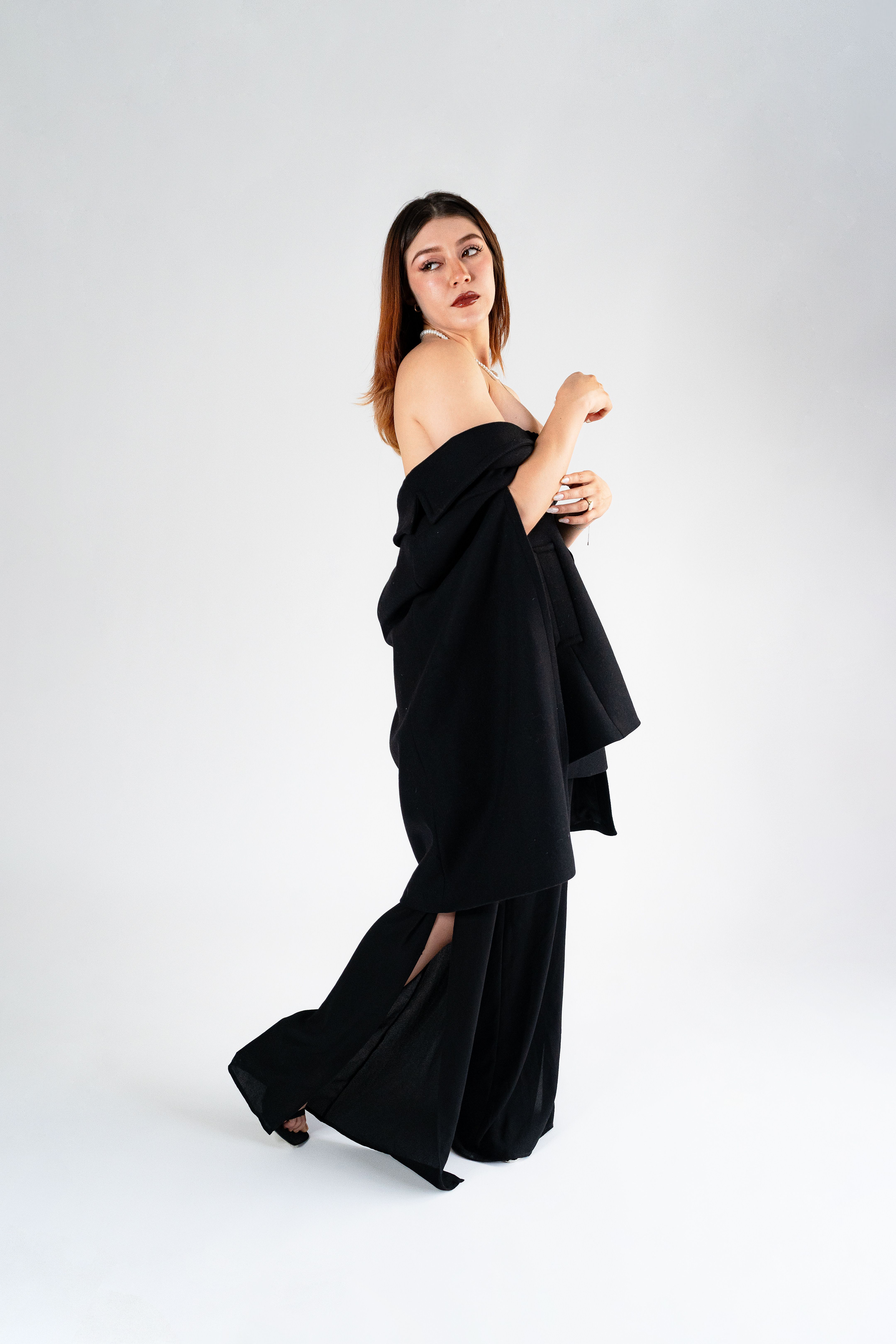 A Woman in a Long Black Dress · Free Stock Photo