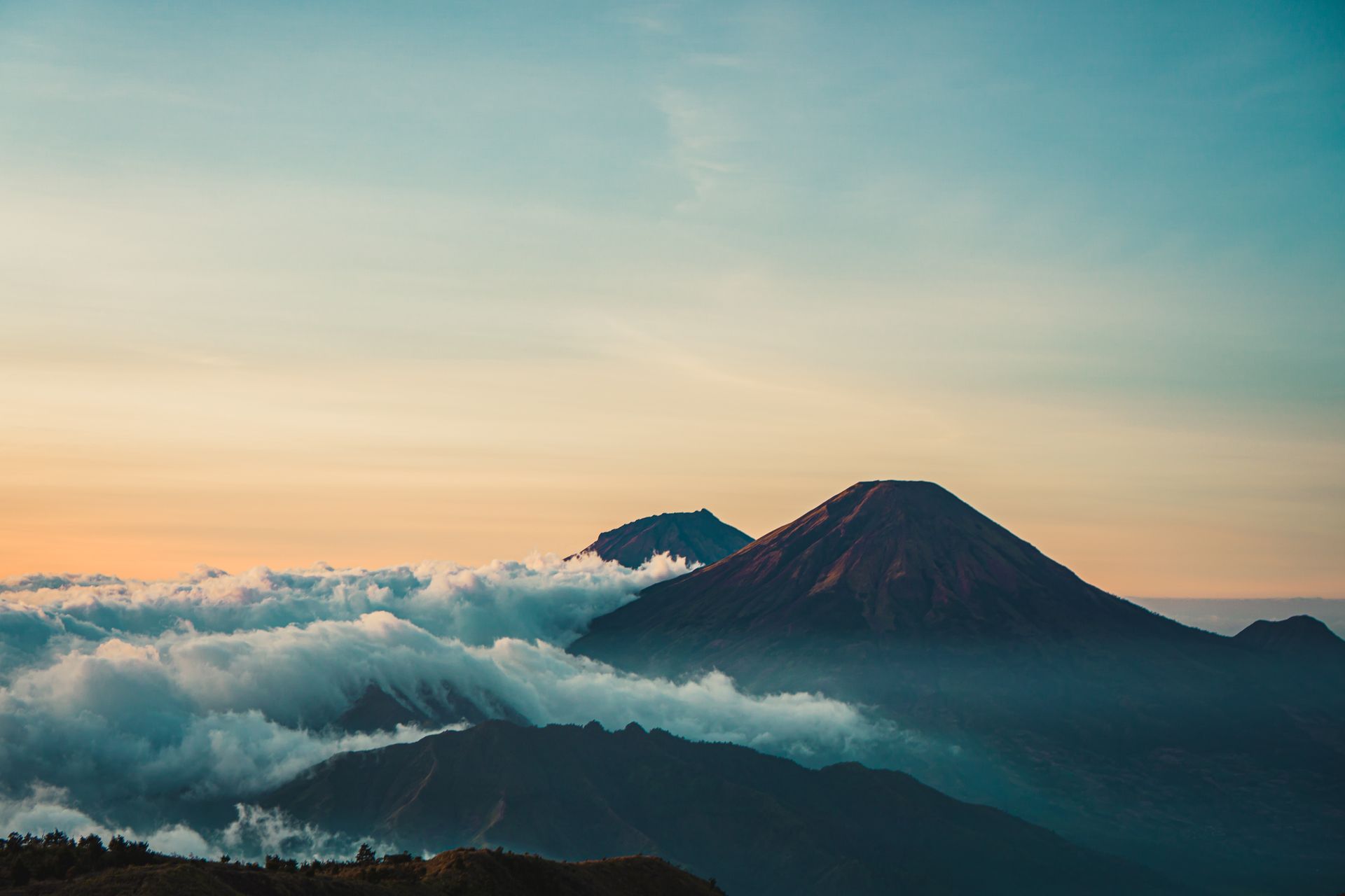 Scenic Photo Of Mountain During Dawn