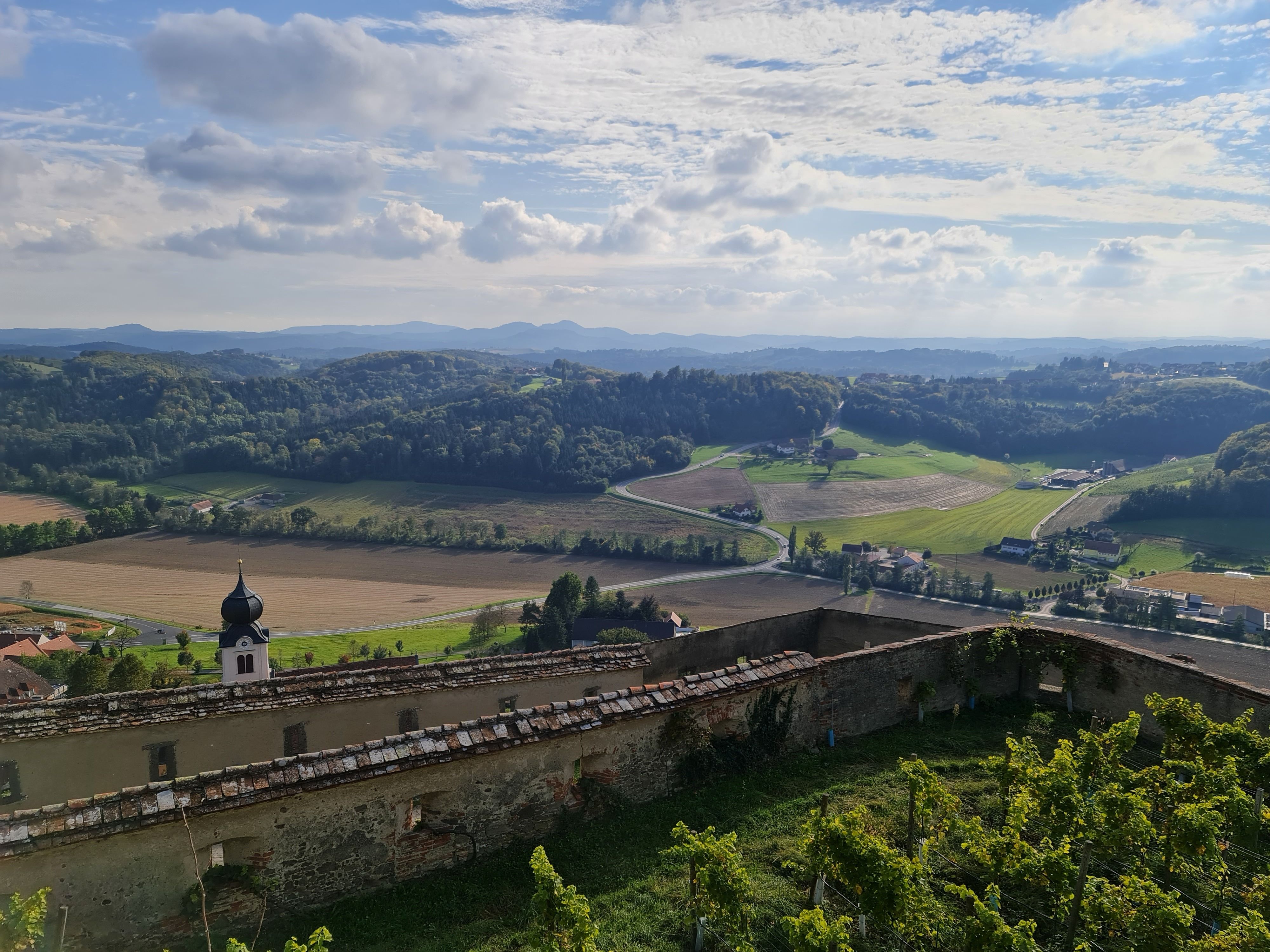 Rolling vineyards and charming villages in Slovenia's Vipava Valley