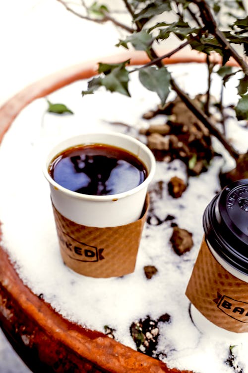 Free Coffee In A Cup Stock Photo