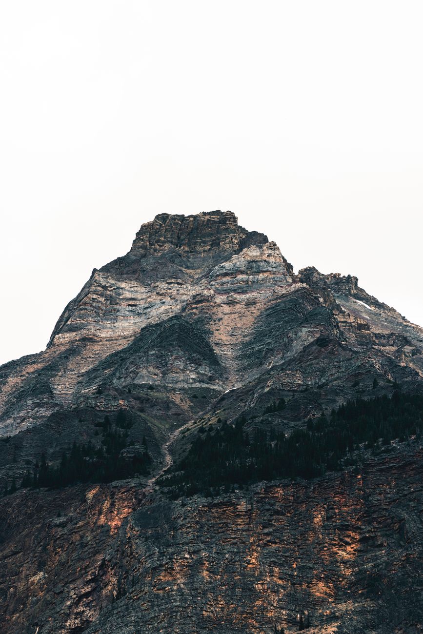 A stunning view of a rugged