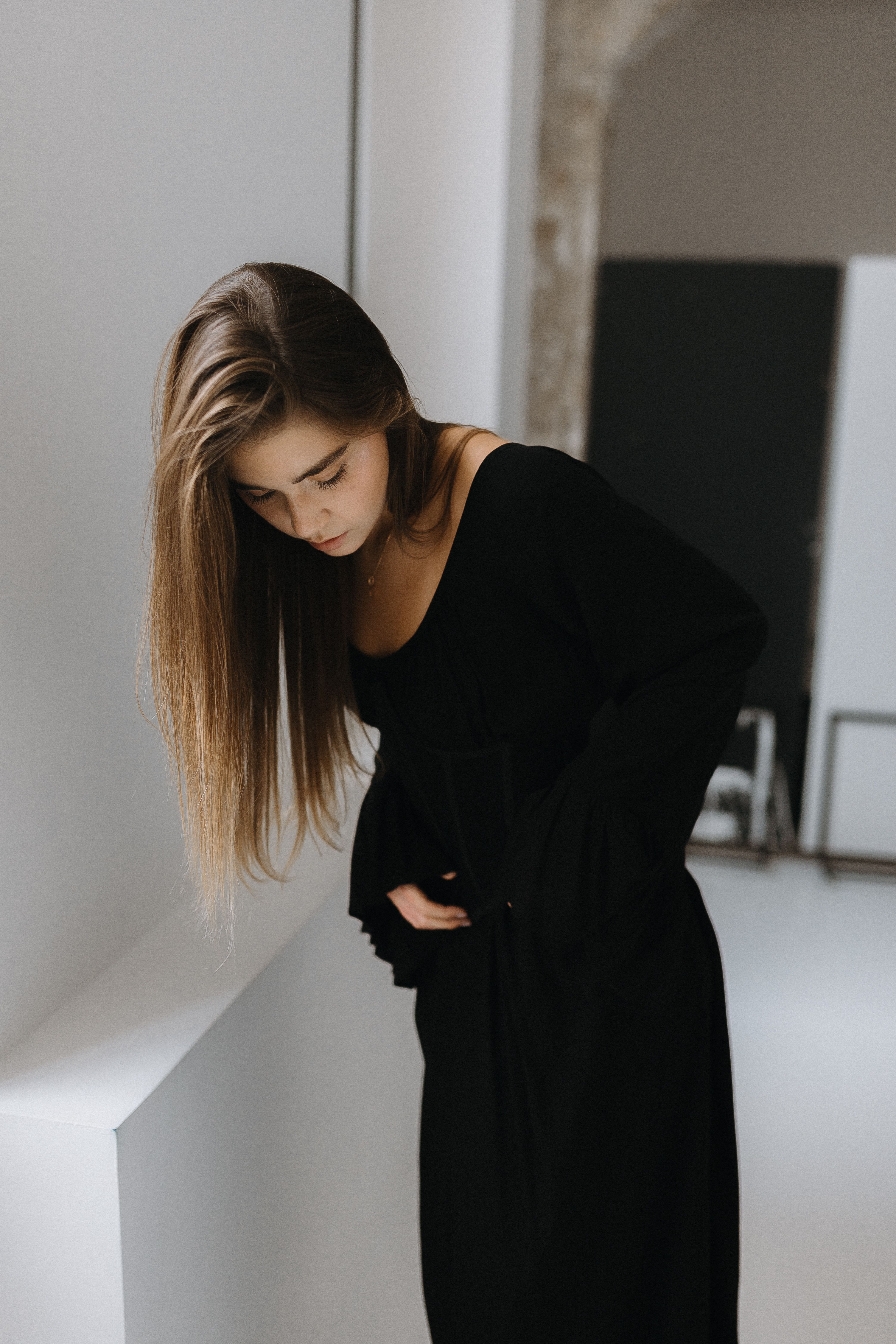 princess polly baby blue dress If an artist falls in love with you, you can never die. #zeenazaki #black # dress main image 0