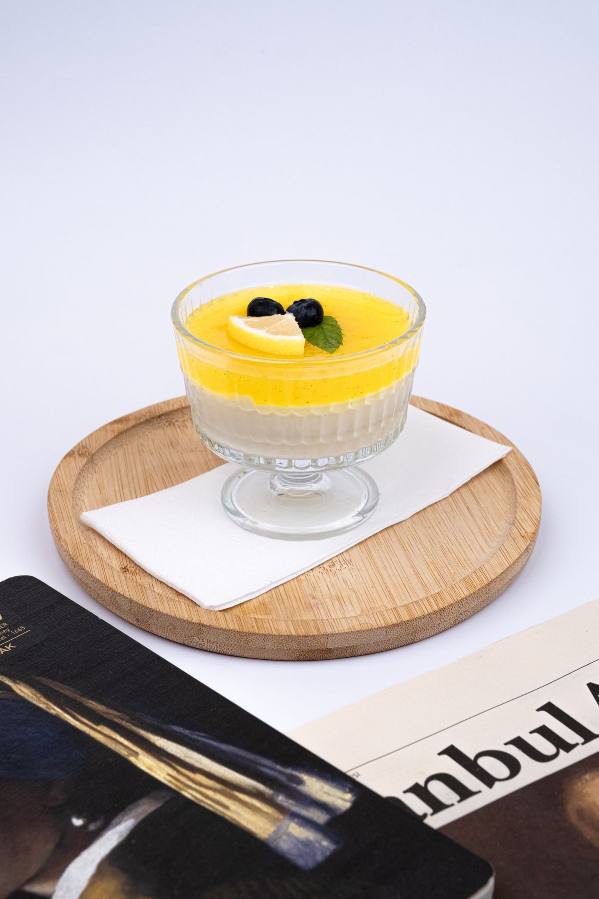 Verrine citron-fromage frais façon cheesecake