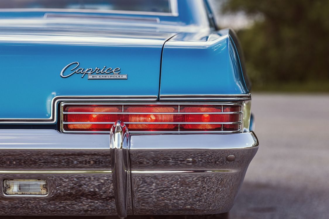 Caprice Front View Rear View of a Classic 1966 Chevrolet Caprice · Free Stock Photo