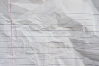A piece of paper with a line drawn on it