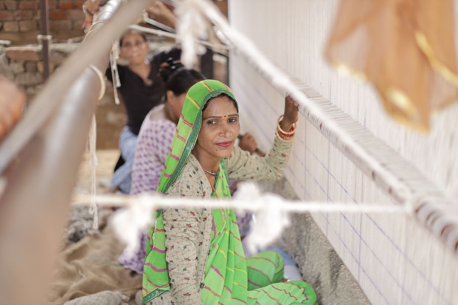 Katha stitch and craft sarees at Bastra Museum Chinsurah Bus Stand