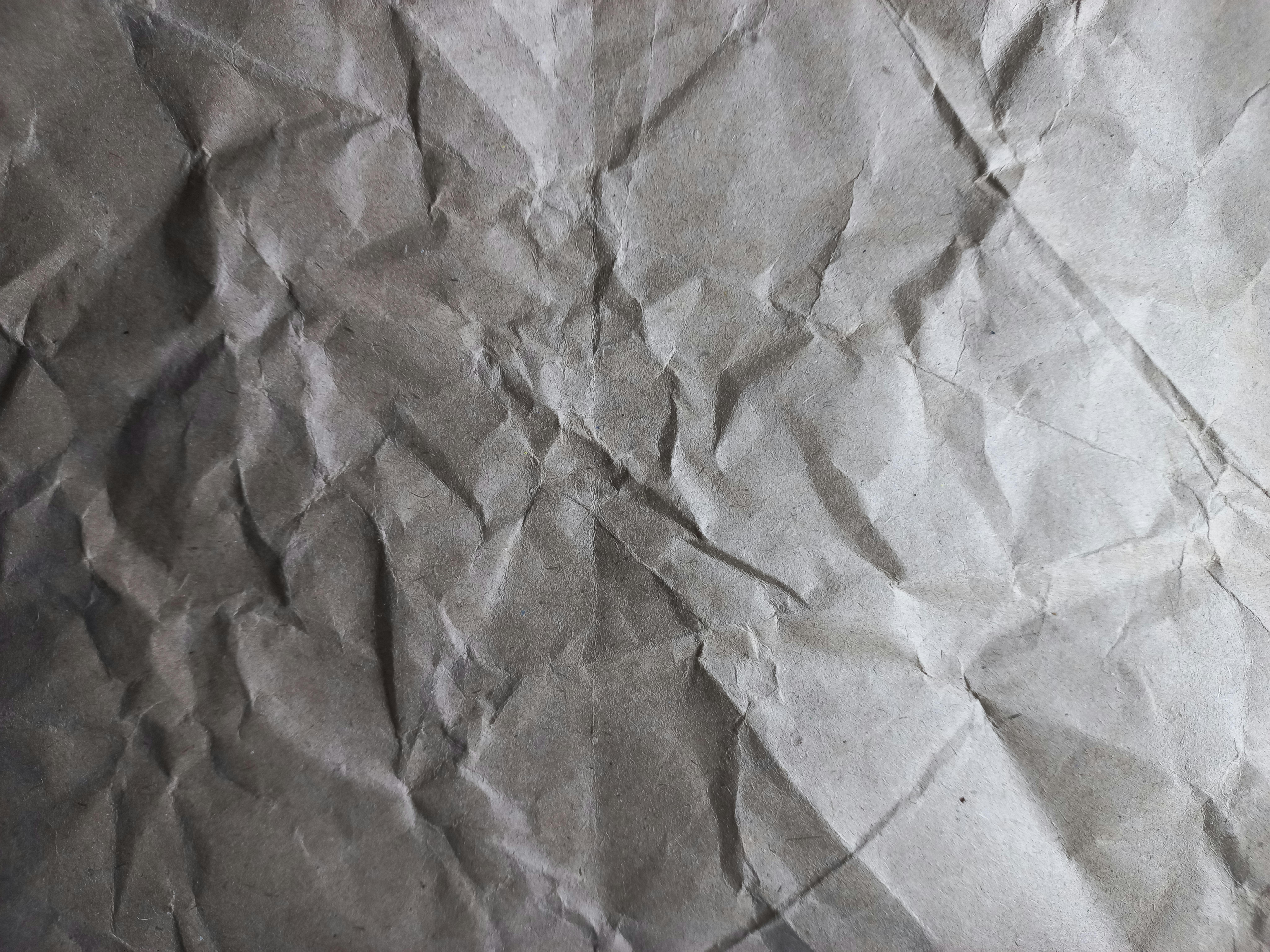 grátis Fundo De Superfície De Papel Amassado Texturizado Foto profissional