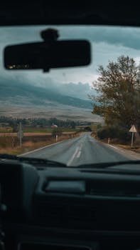 Enjoy a peaceful drive through the picturesque roads of Merzifon, Amasya, Türkiye.