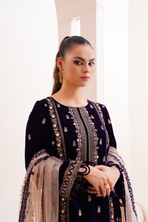 Free Elegant Eastern fashion model in traditional attire pose indoors, Lahore, Pakistan. Stock Photo