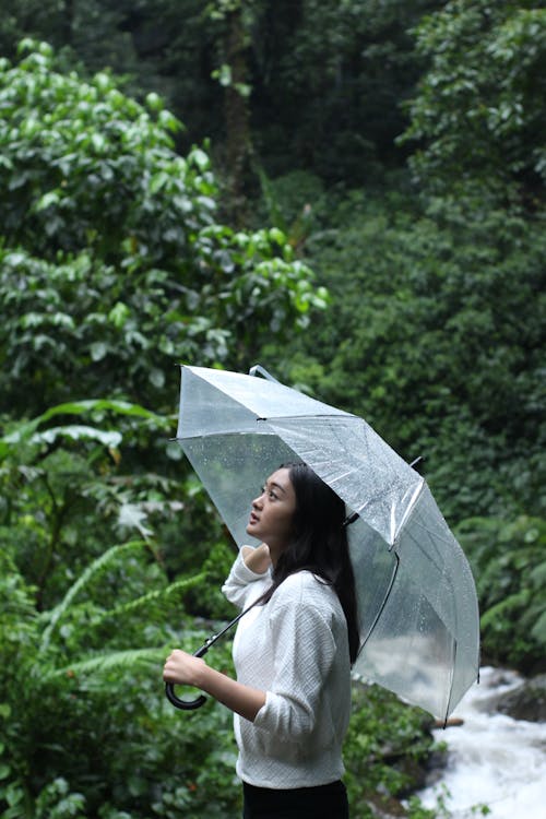 Woman Holding Umbrella