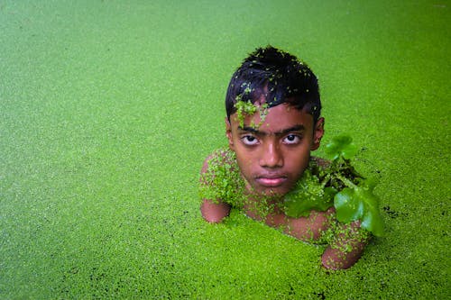 Free stock photo of asian child, bangladesh, green Stock Photo