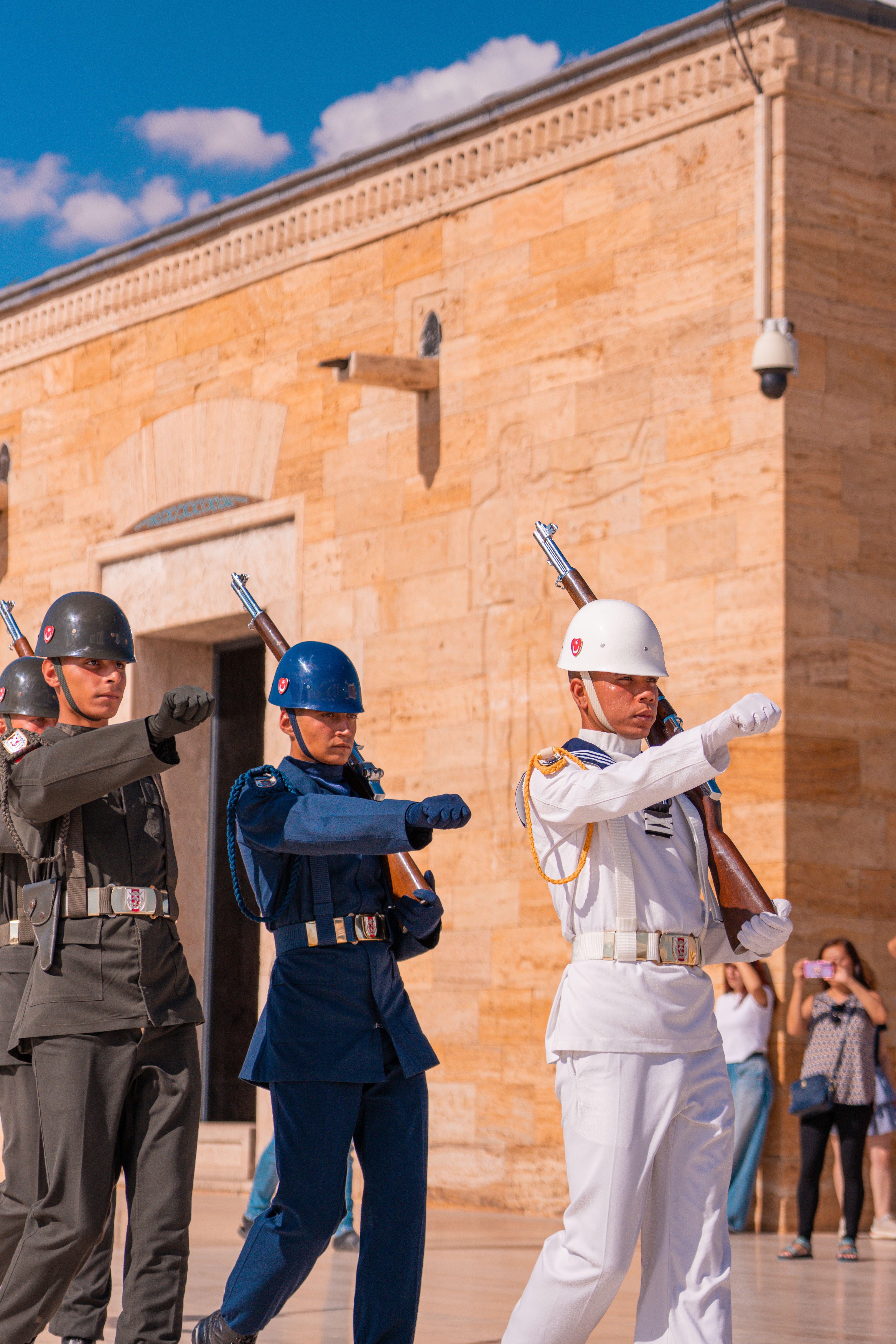 Ceremonial Guard Change at Anıtkabir, Ankara · Free Stock Photo